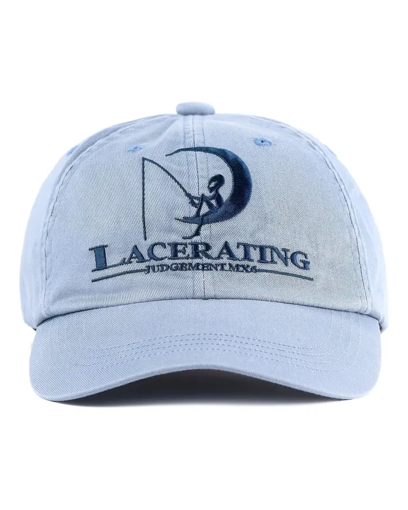 SAINT MXXXXXX embroidered six-panel baseball cap - Blau Blau