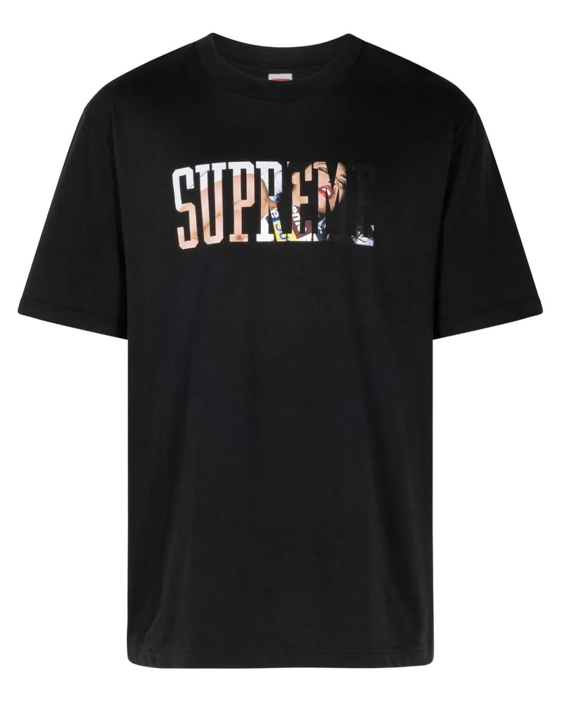 Supreme Being Tera Patrick Collegiate Black T-Shirt - Schwarz Schwarz