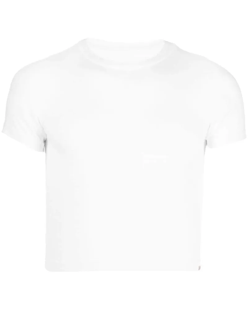 extreme cashmere Gestricktes Tina T-Shirt - Weiß Weiß