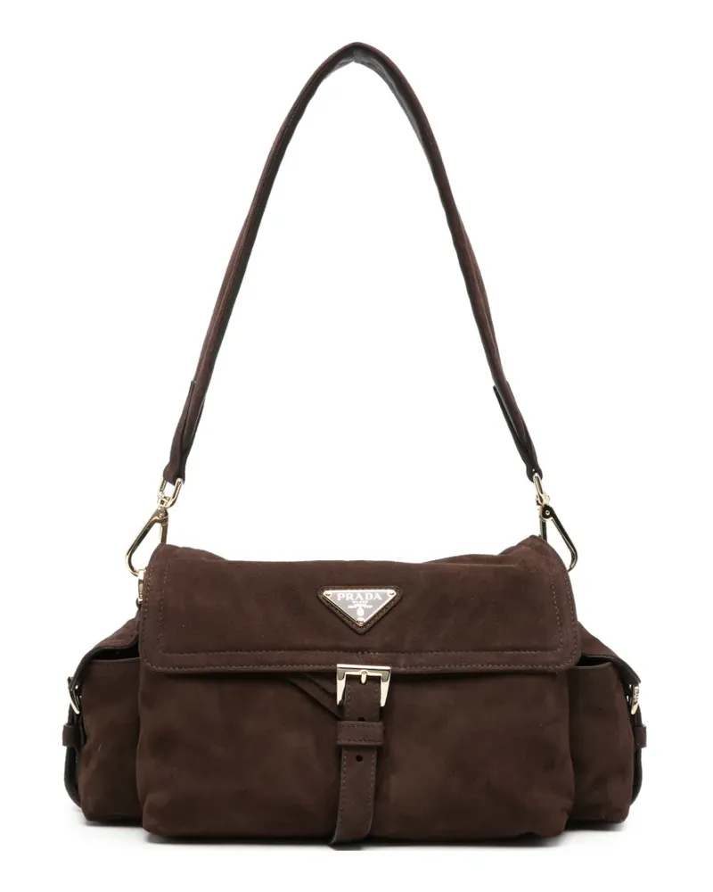 Prada medium Explore shoulder bag - Braun Braun