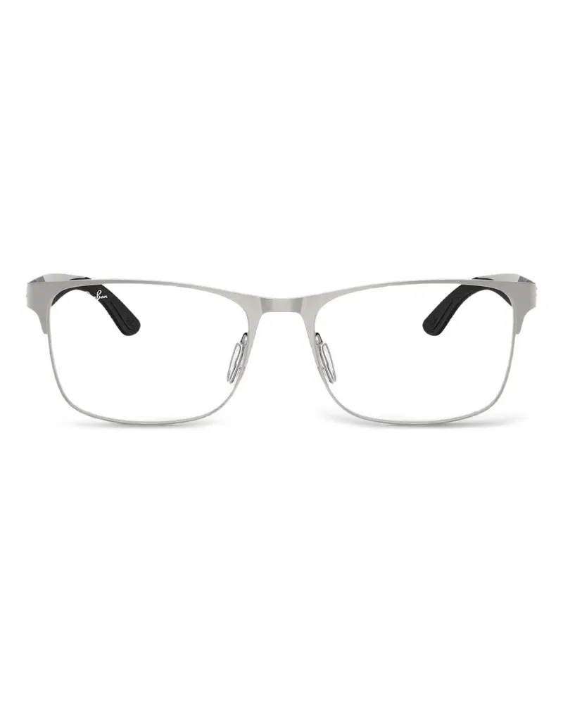 Ray Ban Brille mit eckigem Gestell - Grau Grau