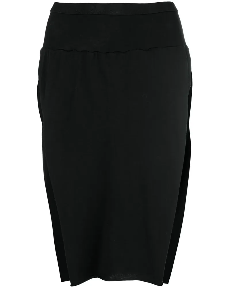 DRKSHDW by Rick Owens Rock mit seitlichem Schlitz - Schwarz Schwarz
