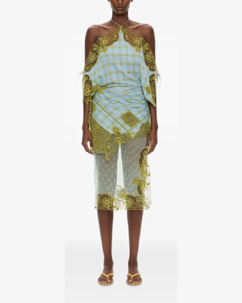 Christopher Esber Minikleid mit Zipfelsaum - Blau Blau