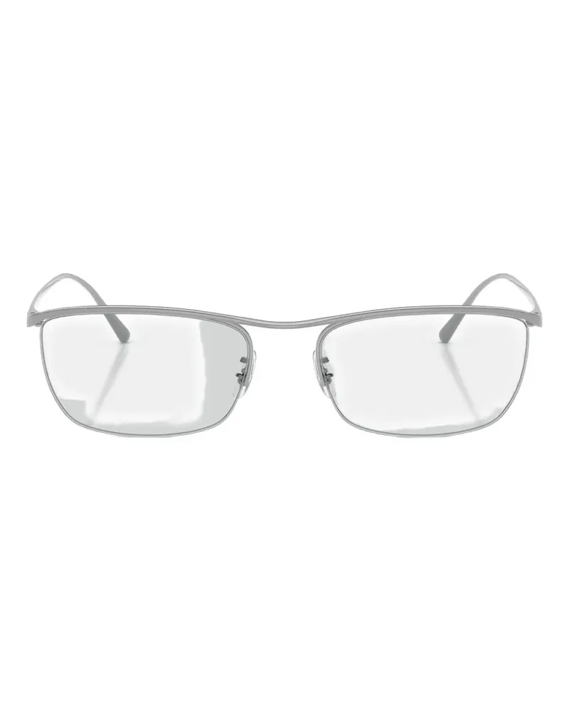 Oliver Peoples EZ-Y rectangle-frame glasses - Silber Silber