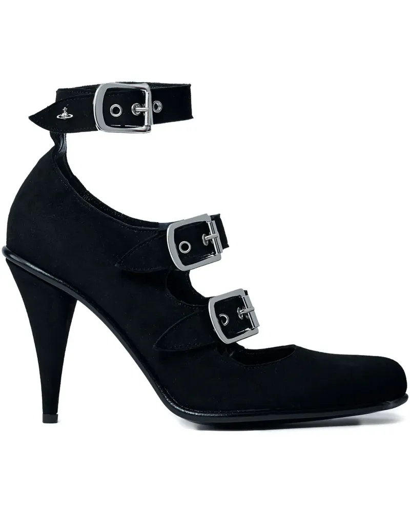 Vivienne Westwood Pumps mit Schnallenriemen 90mm - Schwarz Schwarz