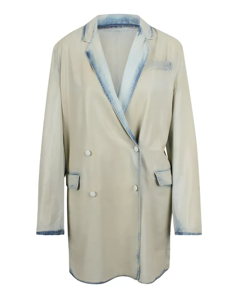 Diesel double-breasted coat - Nude Nude