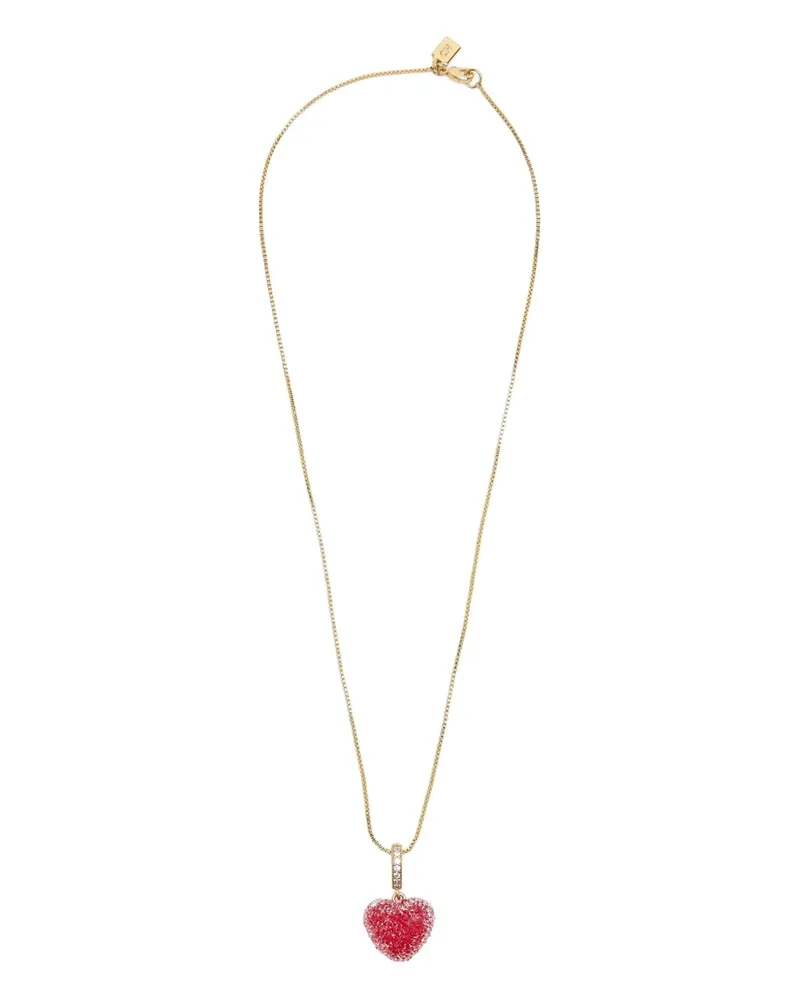 CRYSTAL HAZE Jelly heart necklace - Gold Gold