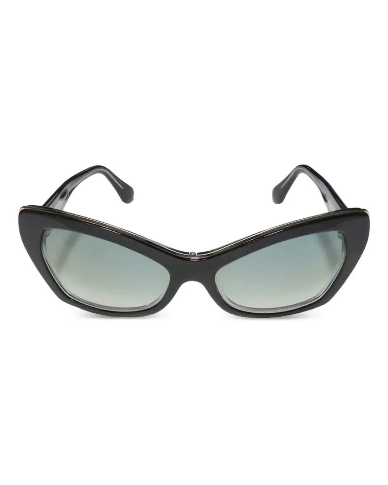 Balenciaga Cat-Eye-Sonnenbrille - Schwarz Schwarz