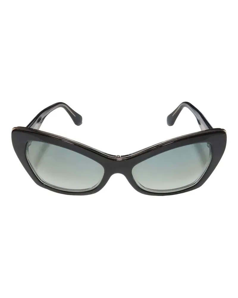 Balenciaga Cat-Eye-Sonnenbrille - Schwarz Schwarz