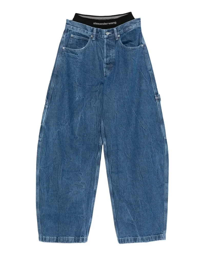 Alexander Wang carpenter-detail jeans - Blau Blau
