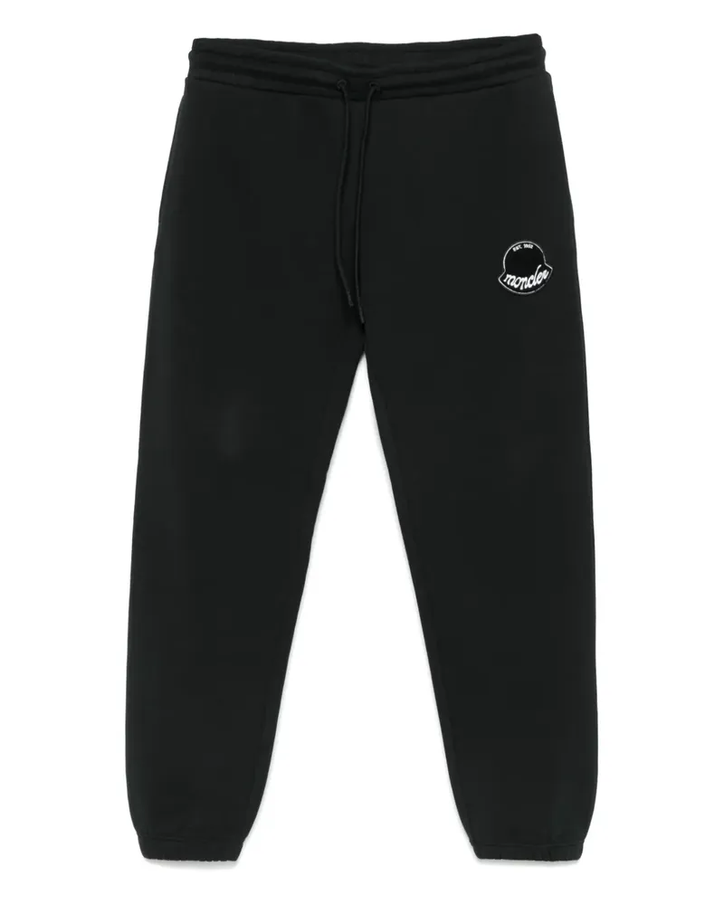 Moncler Jogginghose mit Logo-Patch - Schwarz Schwarz