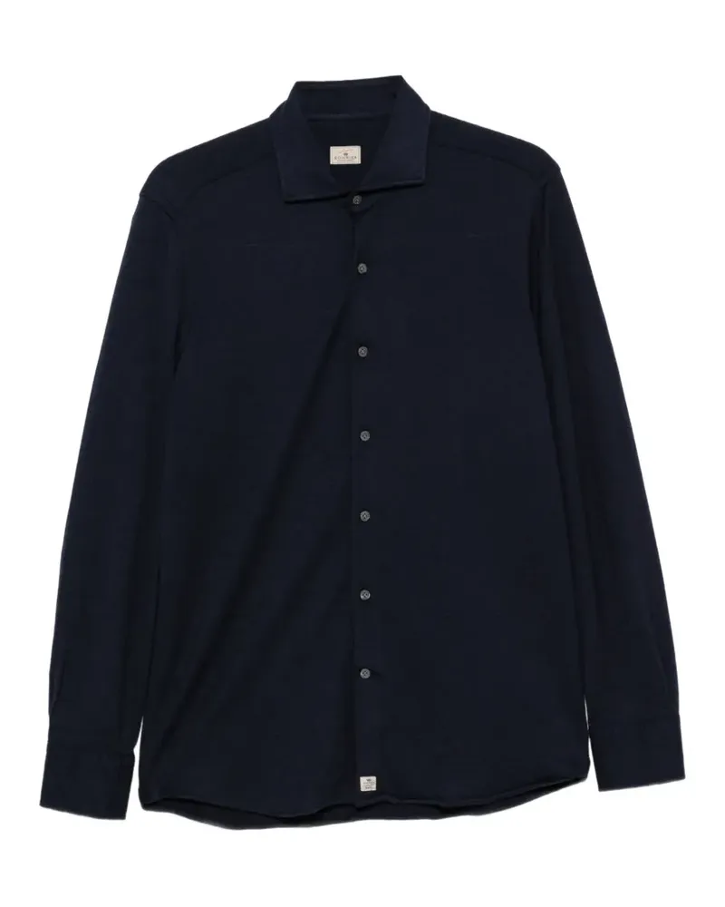 SONRISA spread-collar long-sleeve shirt - Blau Blau