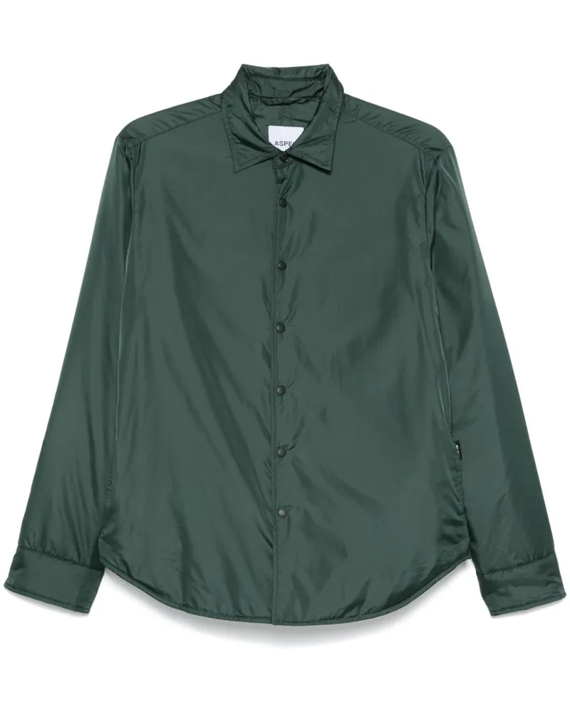 ASPESI Gefütterte Lilo Hemdjacke - Grün Grün