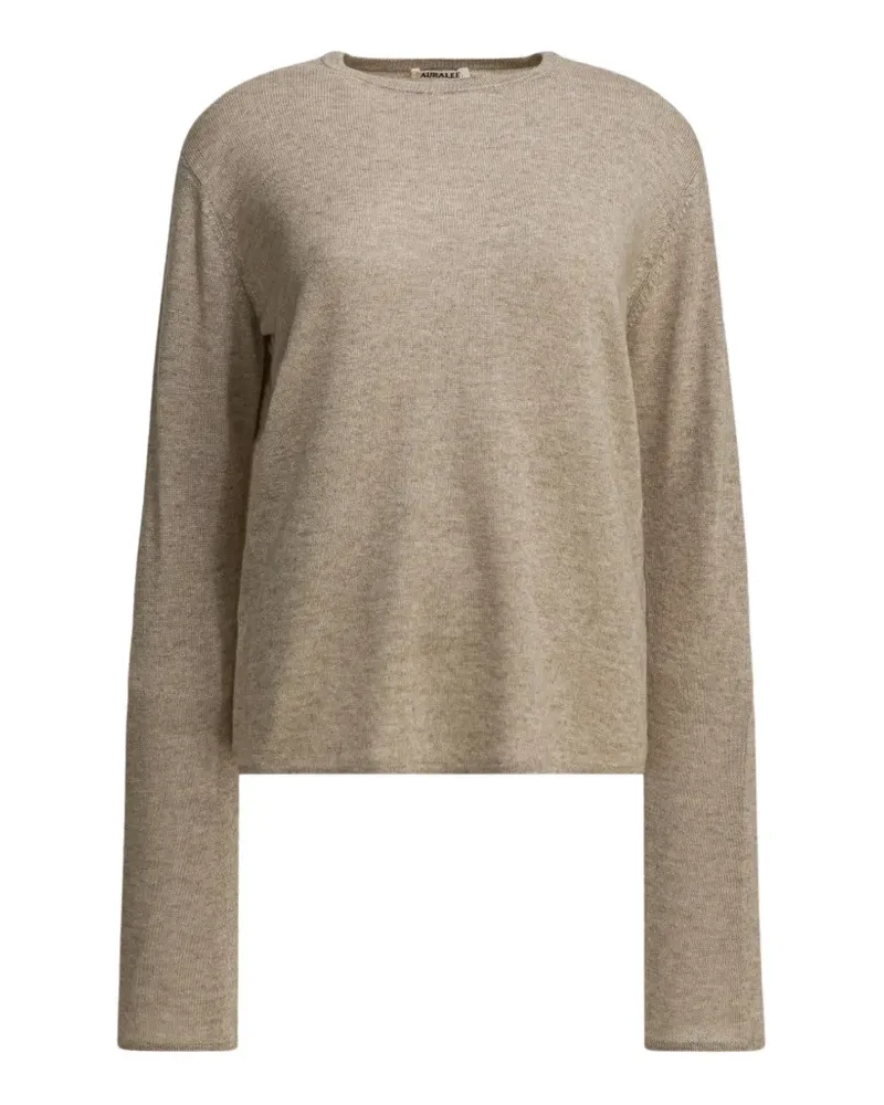 AURALEE cashmere-silk sweater - Nude Nude