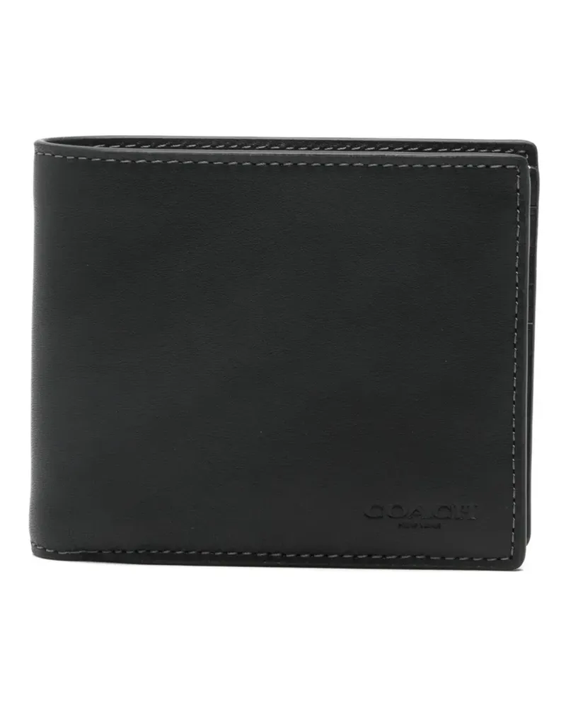 Coach logo-debossed cardholder - Schwarz Schwarz