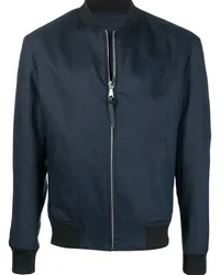 Billionaire Bomberjacke mit Wappen Blau