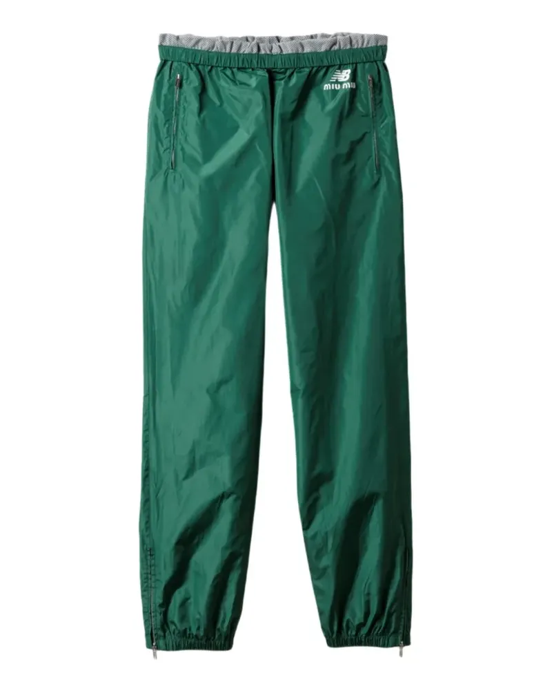 Miu Miu x New Balance track pants - Grün Grün
