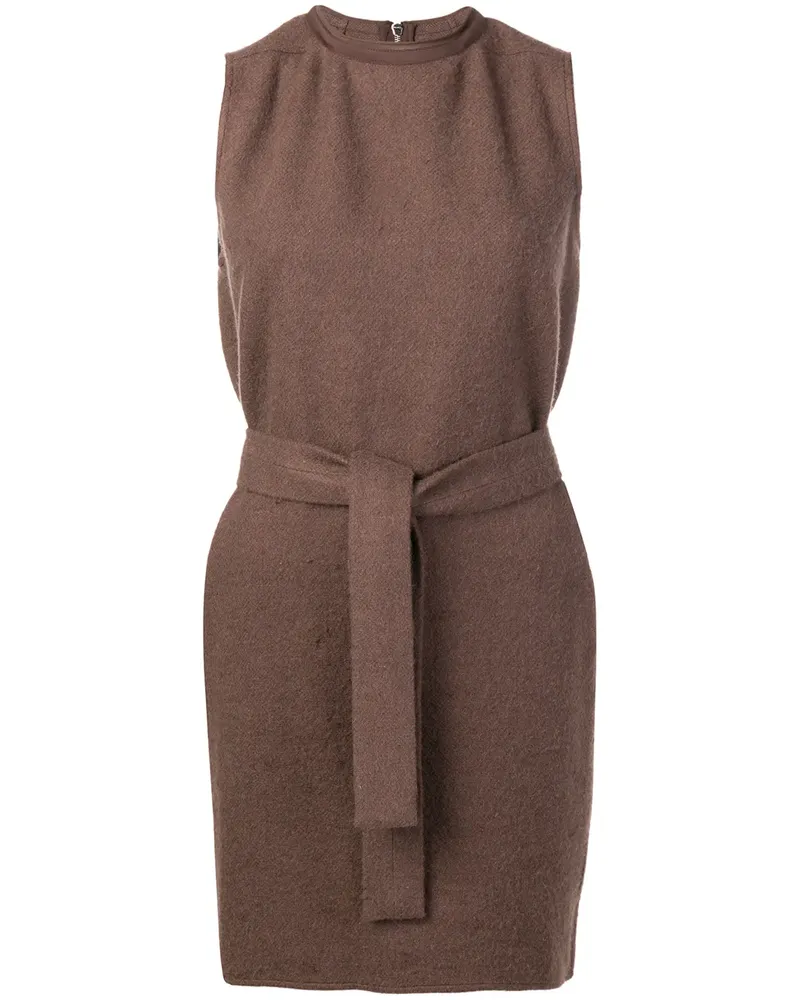 Rick Owens Ärmelloses Minikleid - Braun Braun