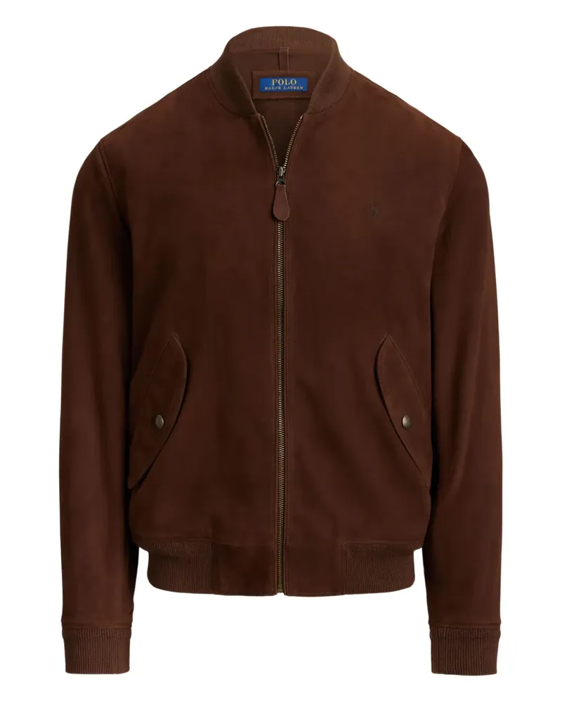 Ralph Lauren Bomberjacke aus Wildleder - Braun Braun