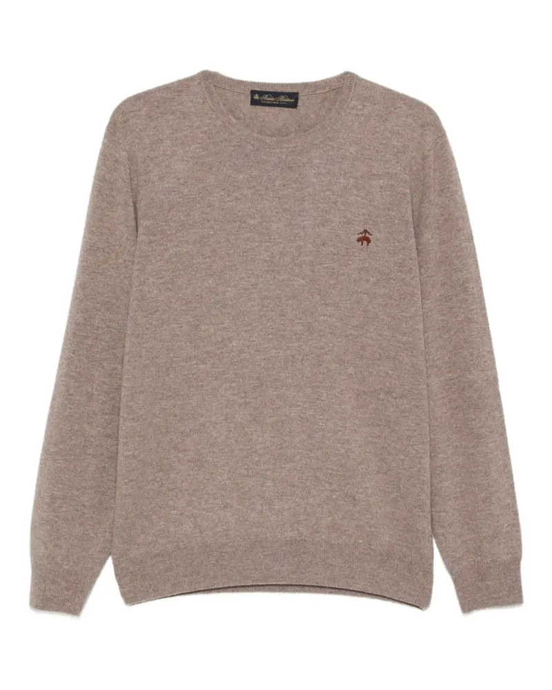 Brooks Brothers Pullover mit rundem Ausschnitt - Braun Braun