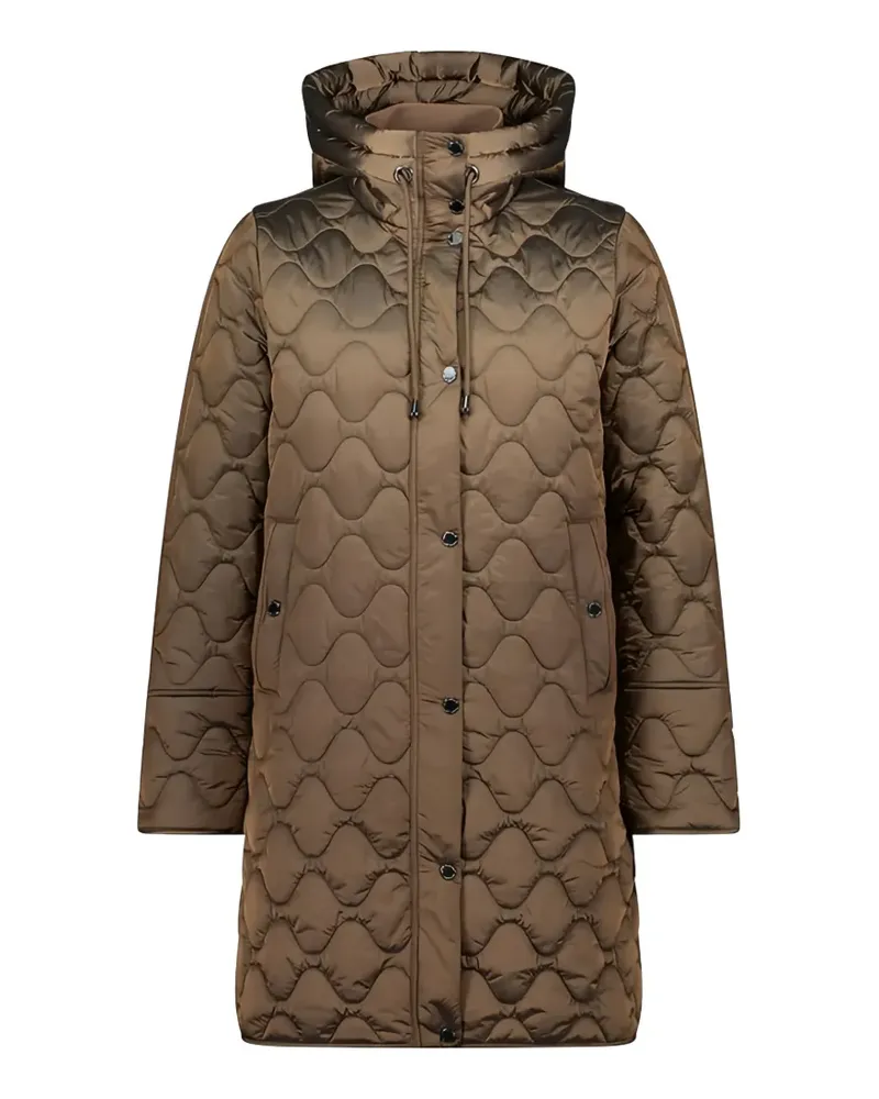 Betty Barclay quilted hooded coat - Braun Braun