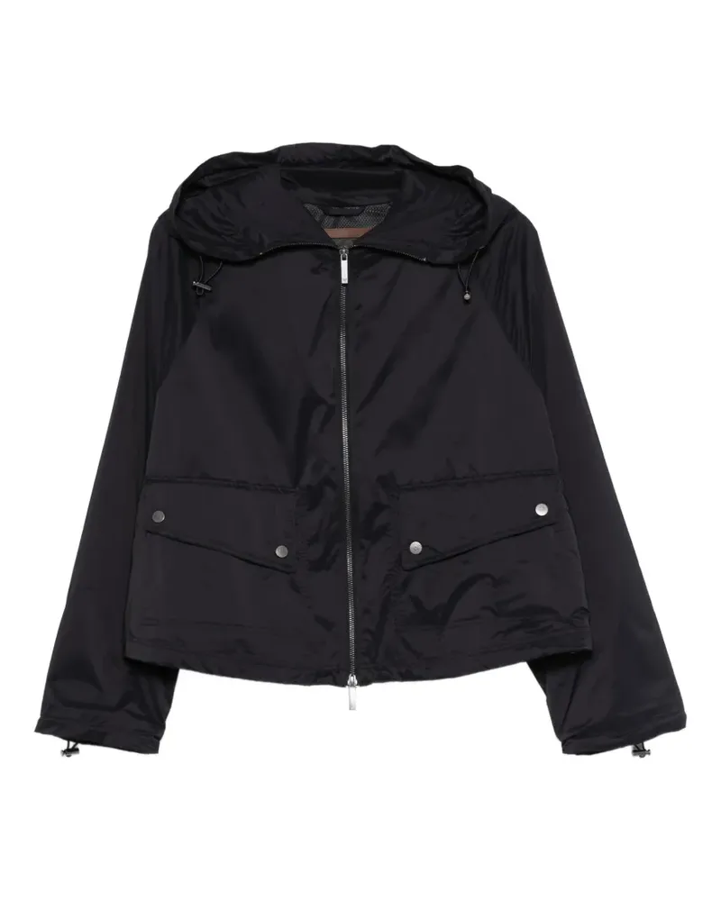 Emporio Armani hooded pocket jacket - Schwarz Schwarz