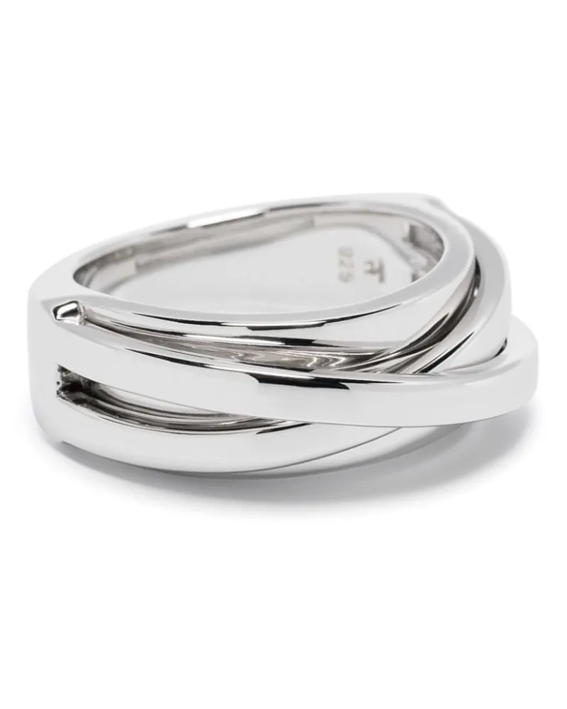 Tom Wood Schmaler Orb Ring - Silber Silber