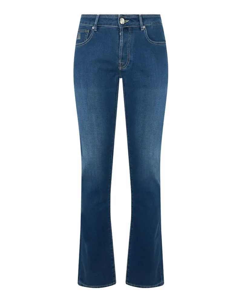 MOORER flared-cut jeans - Blau Blau