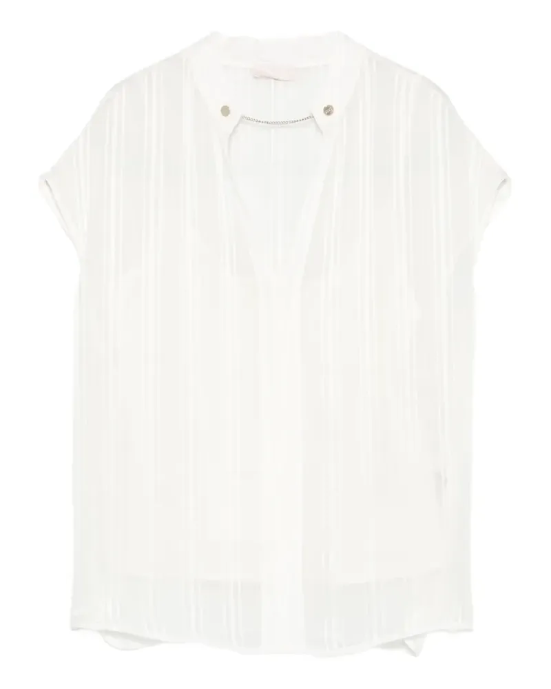 Liu Jo striped top - Nude Nude