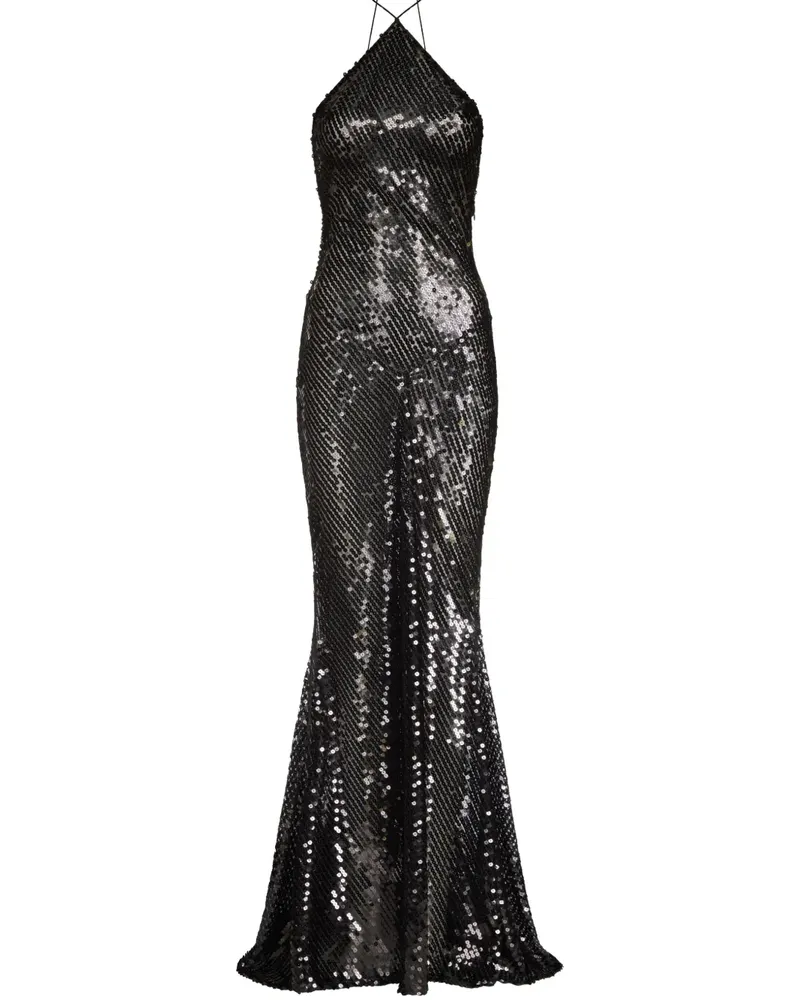 Ludovic de Saint Sernin Anthonia Kleid - Schwarz Schwarz