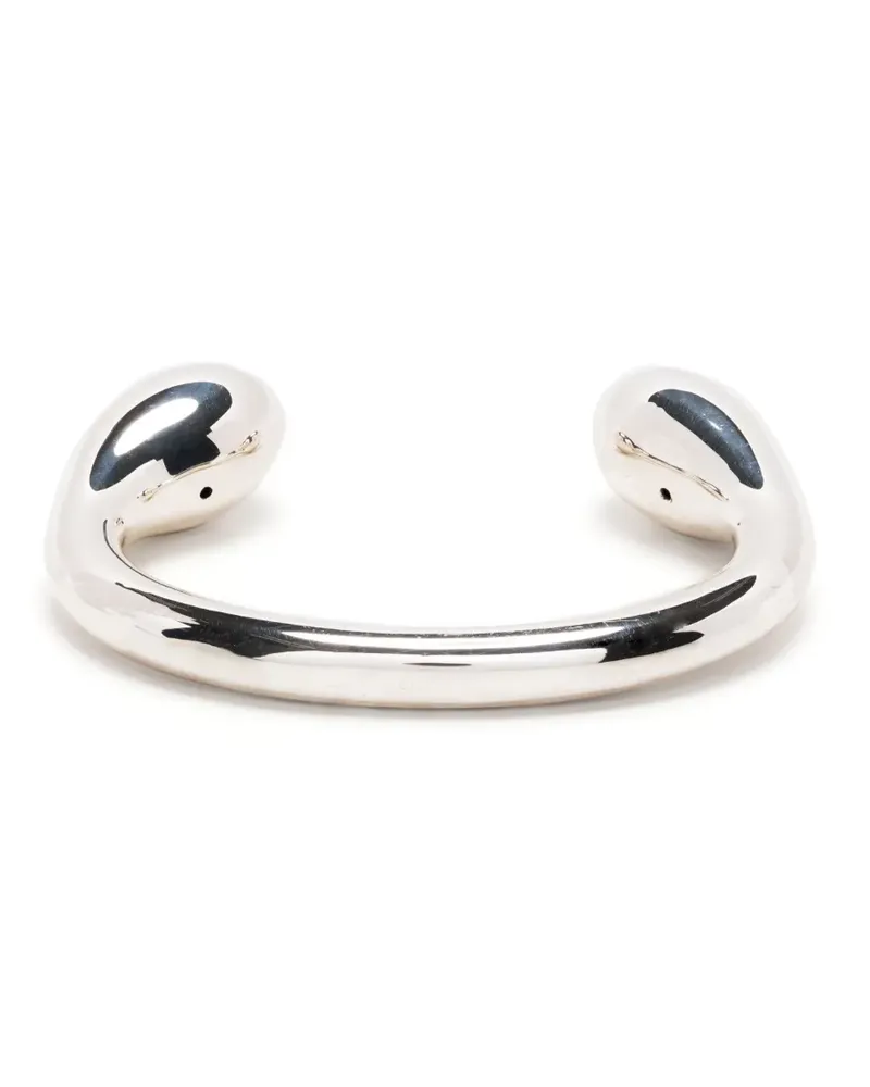 Jil Sander Armspange mit poliertem Finish - Silber Silber