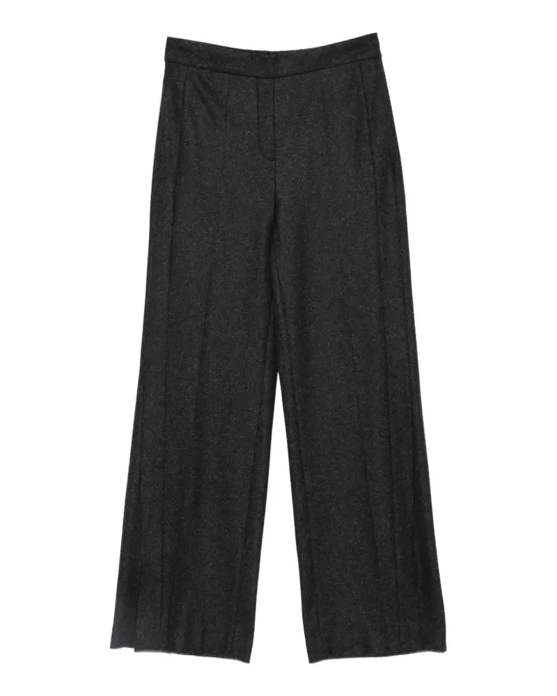 Luisa Cerano flannel wide-leg trousers - Grau Grau