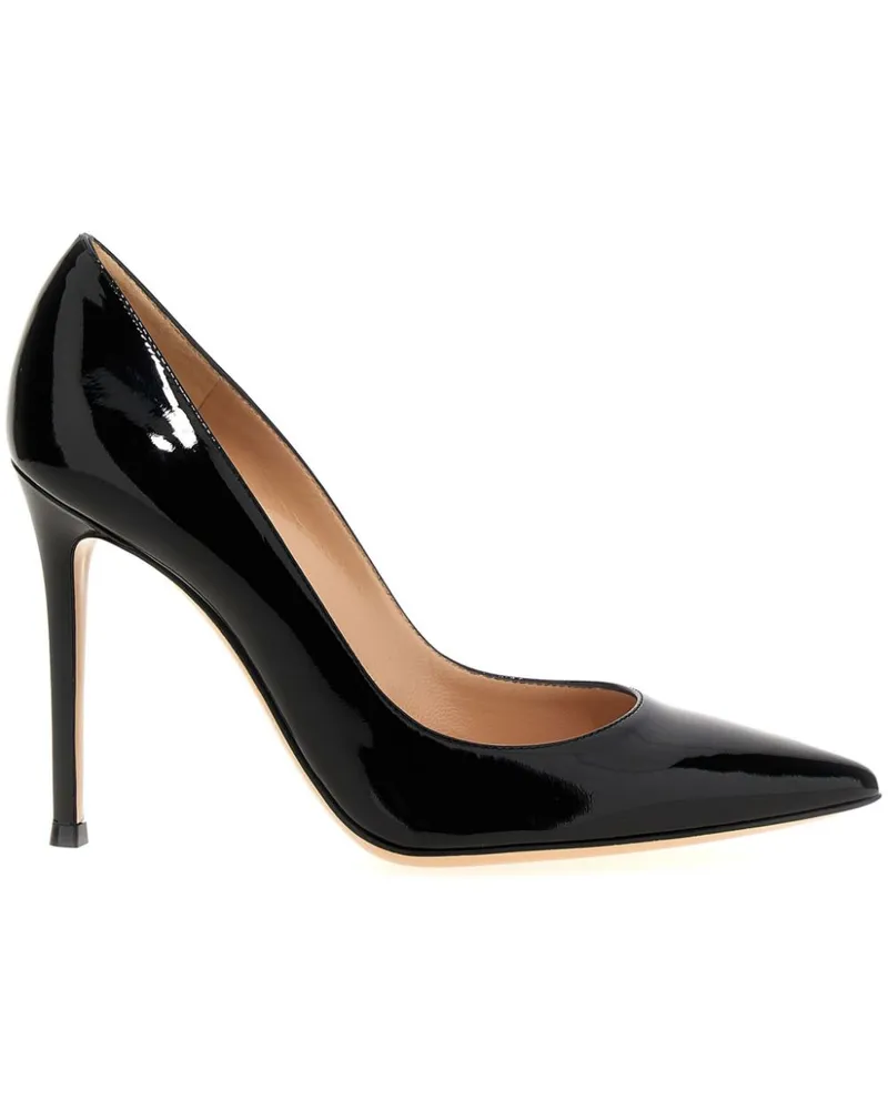 Gianvito Rossi Court' Pumps - Schwarz Schwarz