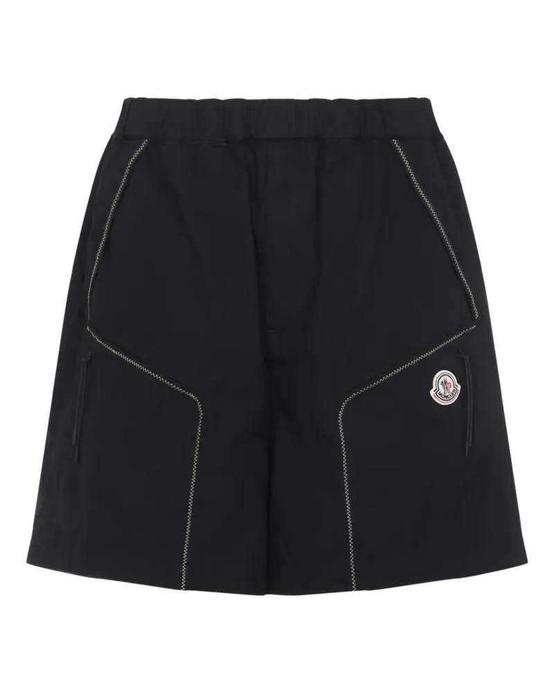 Moncler Shorts mit Reißverschluss - Schwarz Schwarz