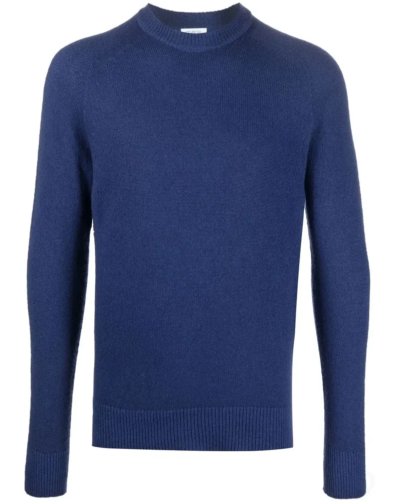 Malo Kaschmirpullover mit Rundhalsausschnitt - Blau Blau