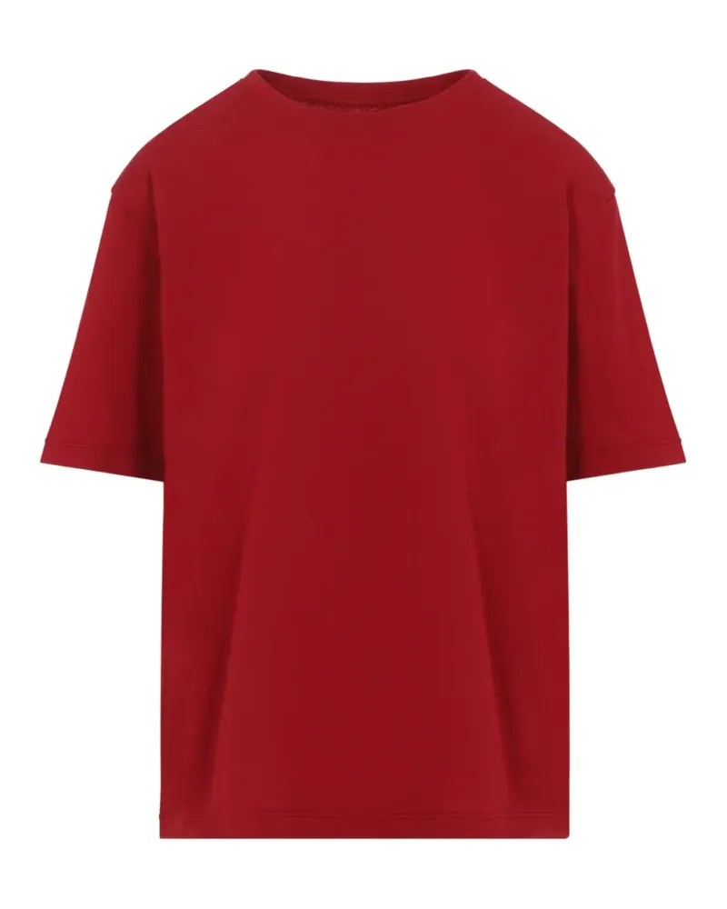 KHAITE Kastiges T-Shirt - Rot Rot