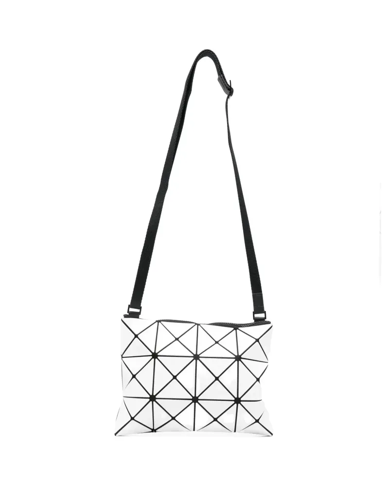 Issey Miyake geometric-print shoulder bag - Weiß Weiß