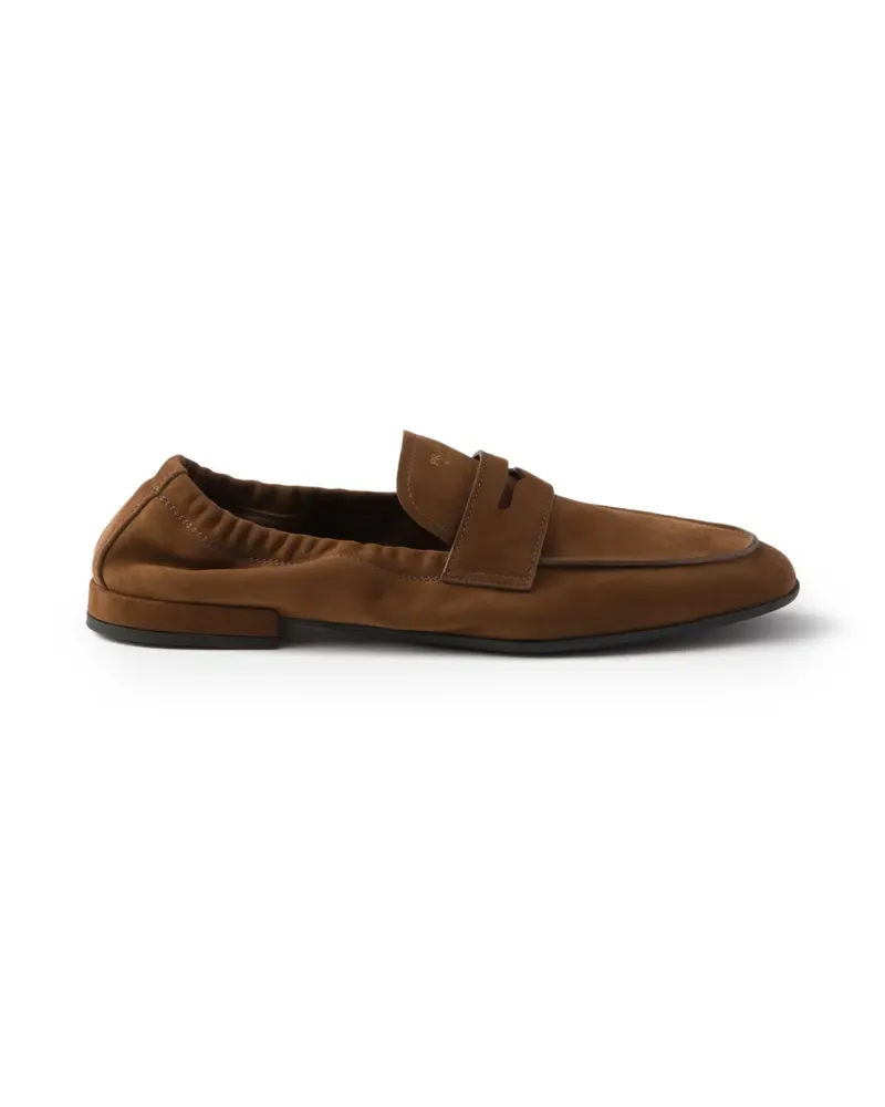 Prada leather loafers - Braun Braun