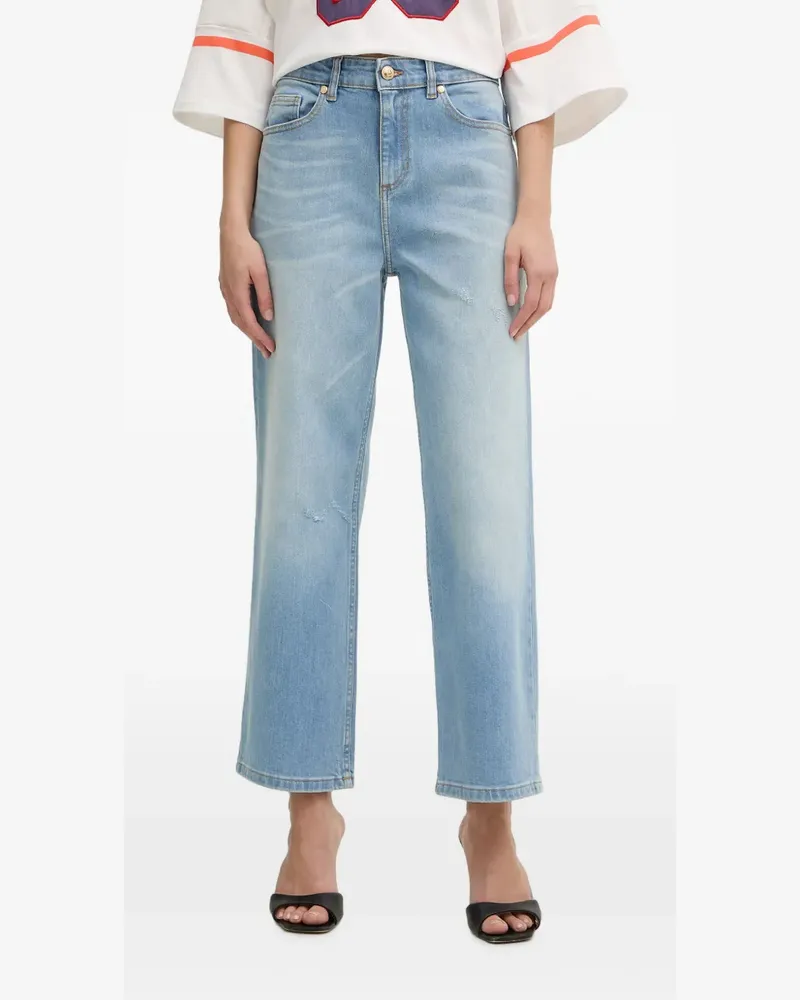 Just Cavalli faded-effect straight-leg jeans - Blau Blau