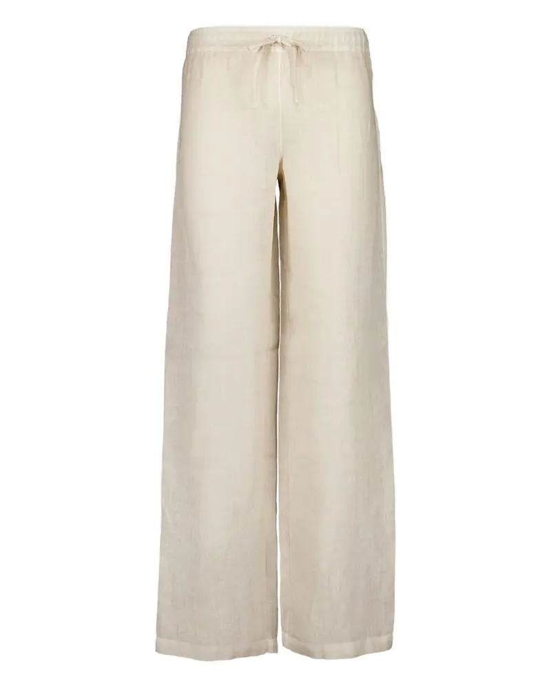 120% Lino Leinenhose mit Kordelzug - Nude Nude