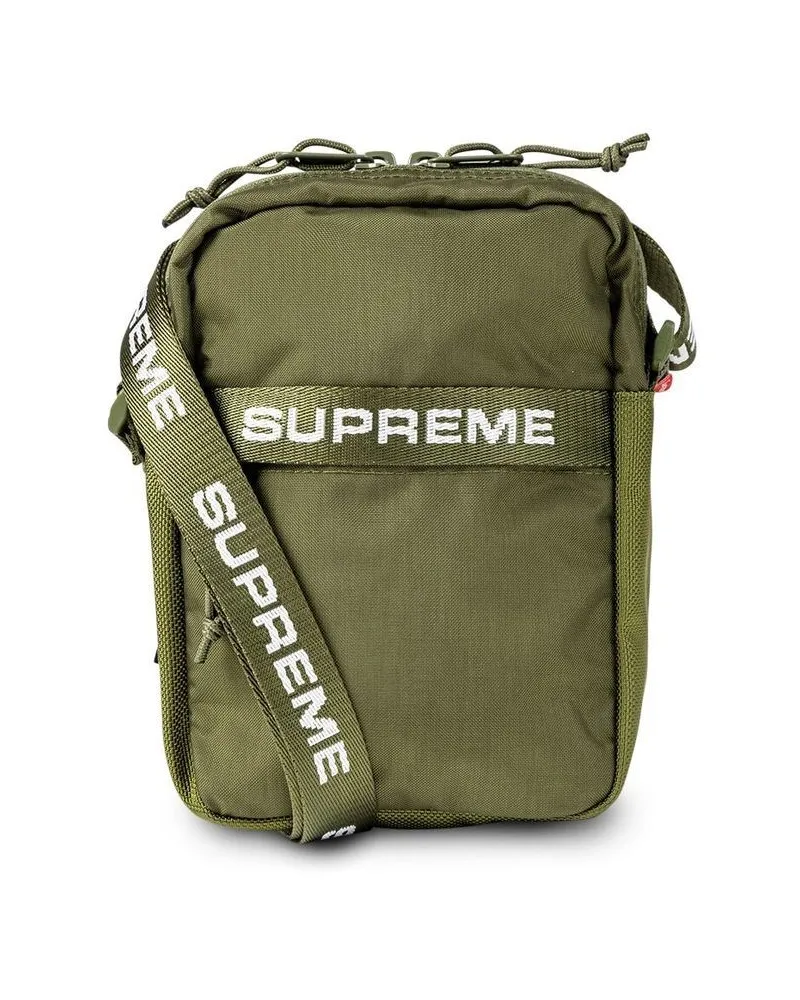 Supreme Being Schultertasche mit Logo-Print - Grün Grün