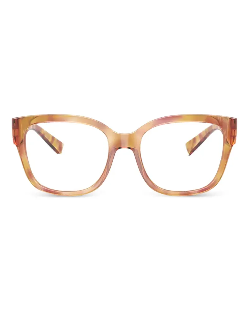 Dolce & Gabbana Eckige Brille in Schildpattoptik - Violett Violett