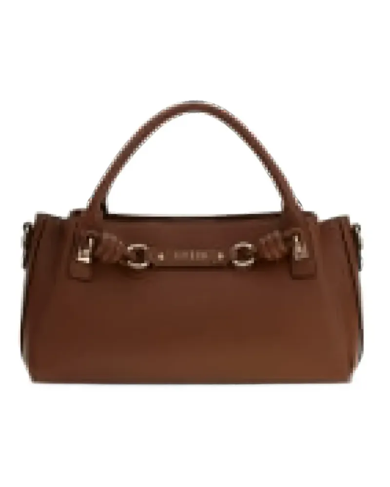 Guess Camelia buckle-detail tote bag - Braun Braun