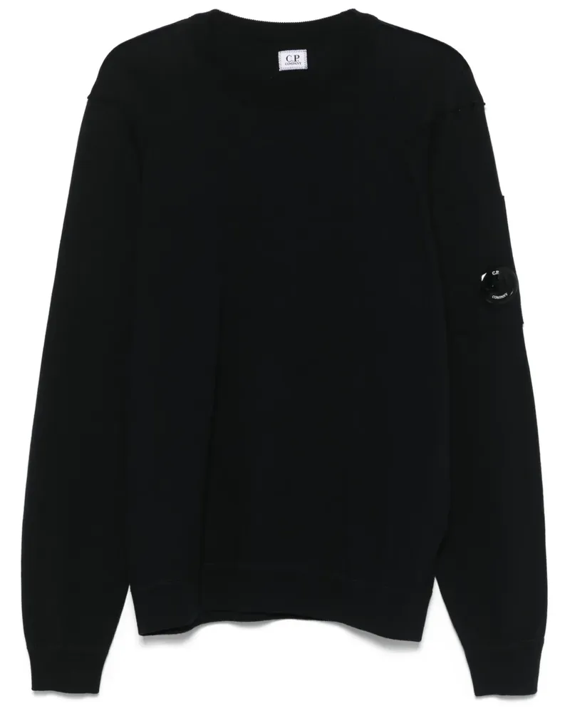 C.P. Company Pullover mit Lens-Detail - Blau Blau