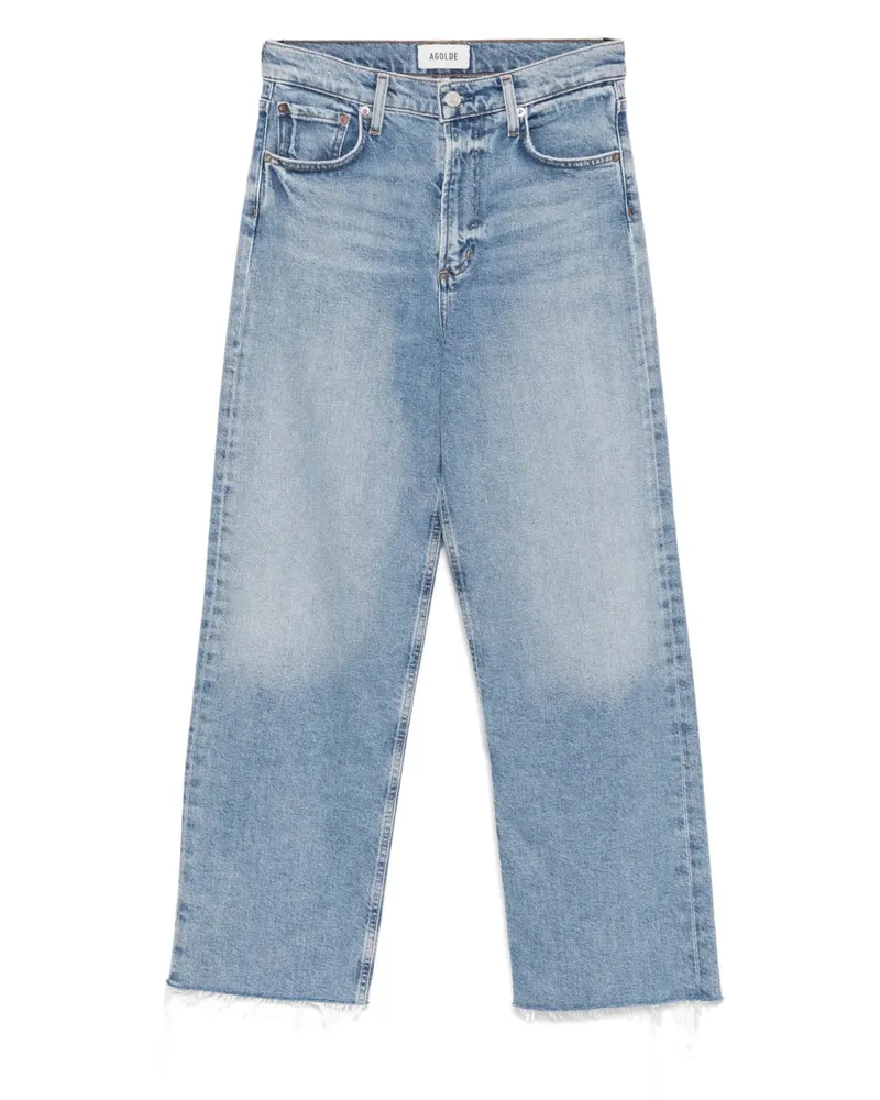 AGOLDE Ren Wide-Leg-Jeans - Blau Blau