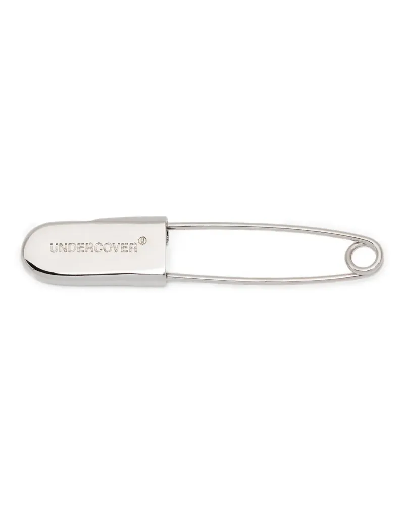 Undercover Sicherheitsnadel-Brosche - Silber Silber