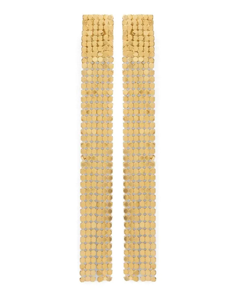 Jil Sander Ohrclips im Mesh-Design - Gelb Gelb