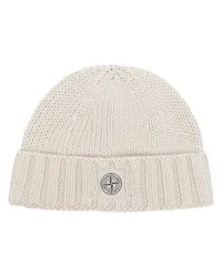 Stone Island Beanie mit Umschlag Nude