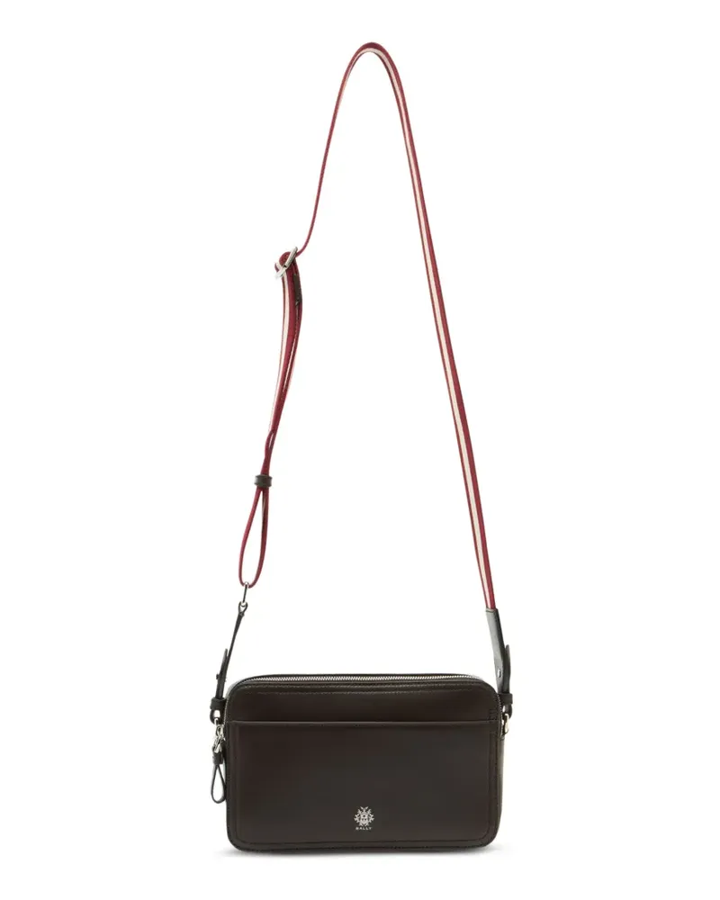 Bally Ray logo-print shoulder bag - Braun Braun