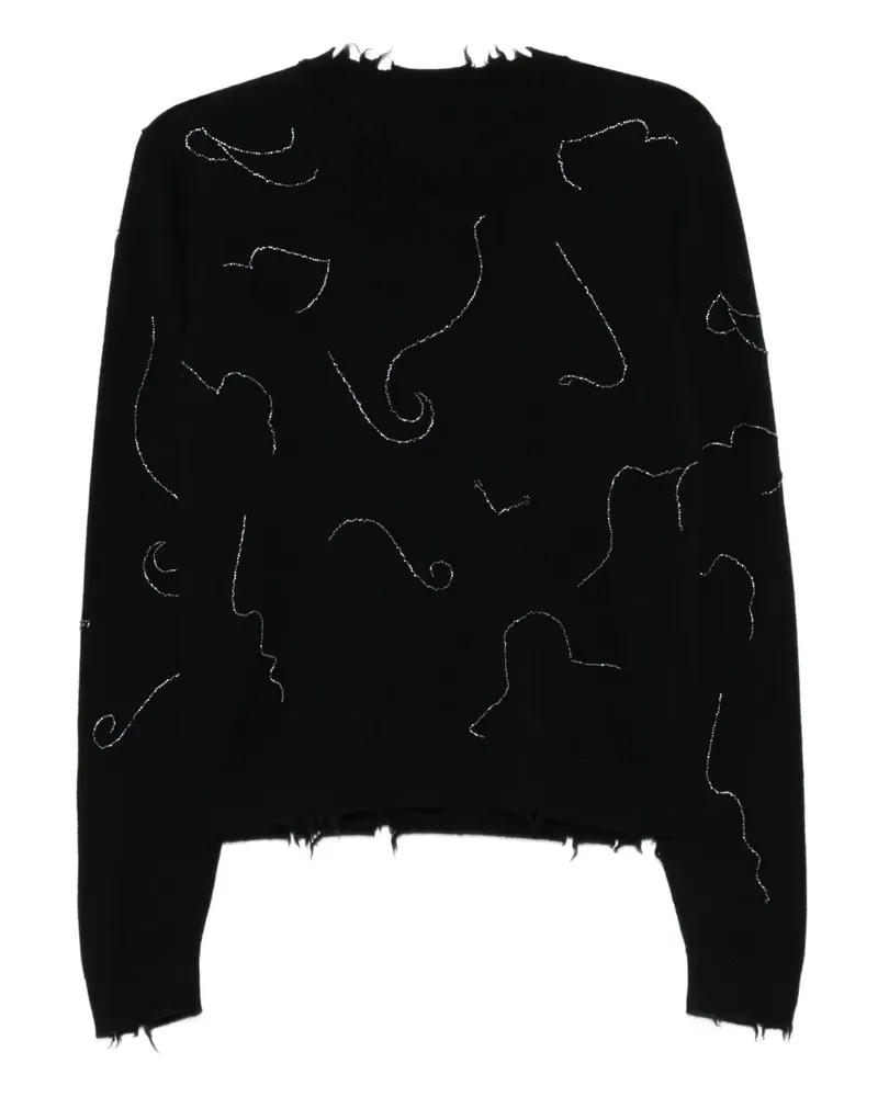 JNBY Verzierter Pullover - Schwarz Schwarz
